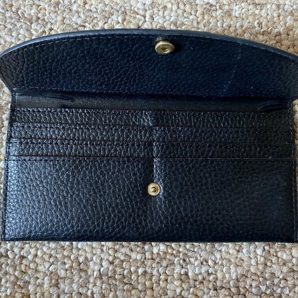 Black Leather Wallet - Picture 1 of 5